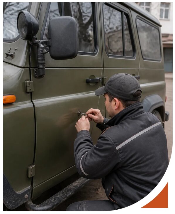Профессиональное вскрытие автомобиля УАЗ без повреждений в Заинске